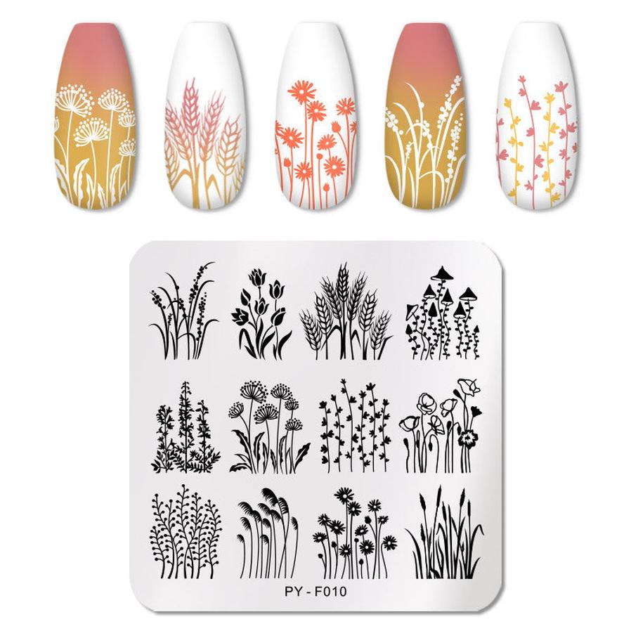 JMT-181194 Nail Stamping Plate - Stainless Steel Manicure Tool for Beautiful Nail Designs