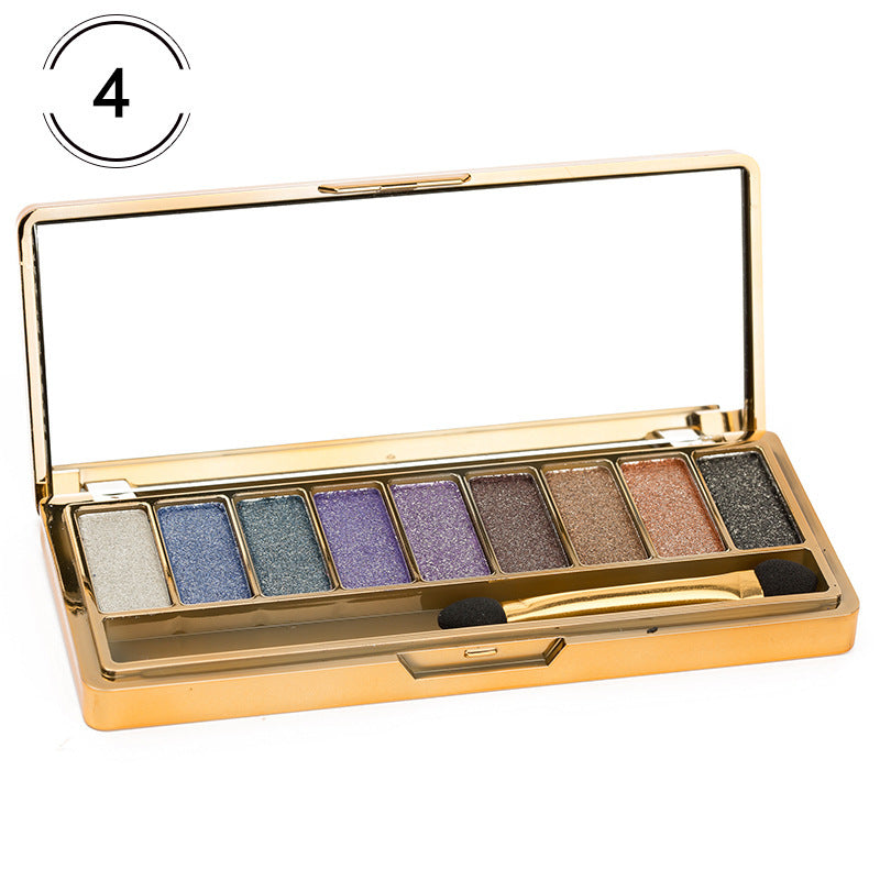 JMT-181322 9-Color Glitter Eyeshadow Palette for Parties, Weddings & Everyday Use