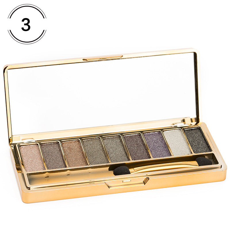 JMT-181322 9-Color Glitter Eyeshadow Palette for Parties, Weddings & Everyday Use