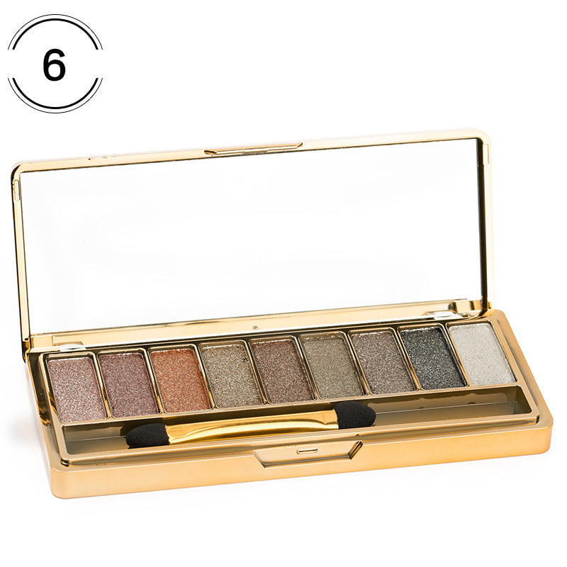 JMT-181322 9-Color Glitter Eyeshadow Palette for Parties, Weddings & Everyday Use