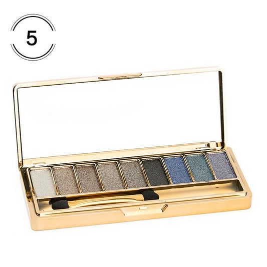 JMT-181322 9-Color Glitter Eyeshadow Palette for Parties, Weddings & Everyday Use