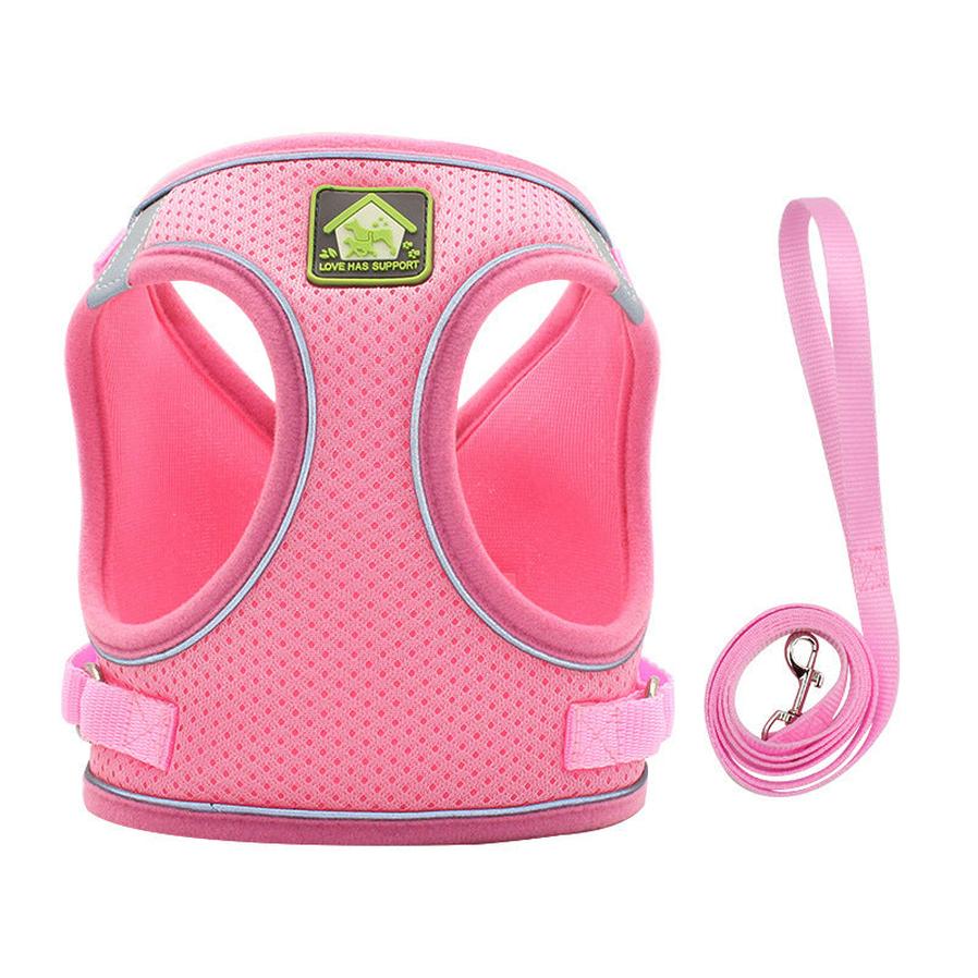 JMT-181386 Adjustable Cat and Small Dog Traction Vest for Outdoor Adventures