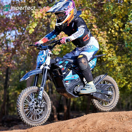 JMT-181642 1600W 2000W 48V 60V Off-Road Electric Dirt Bike with Removable Battery for Kids , Top Speed 27.9 mph