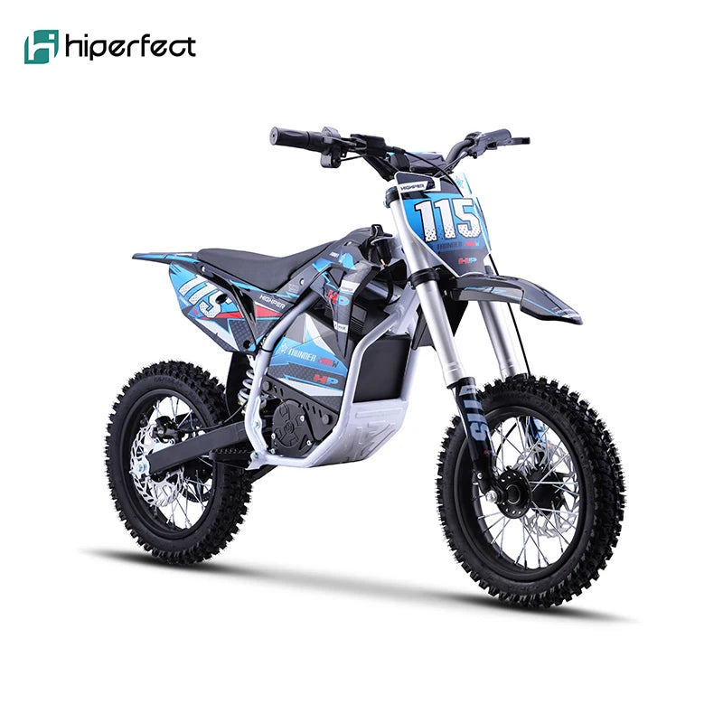 JMT-181642 1600W 2000W 48V 60V Off-Road Electric Dirt Bike with Removable Battery for Kids , Top Speed 27.9 mph