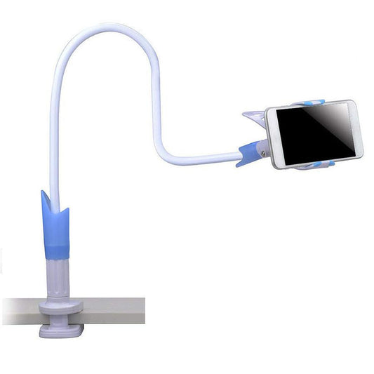 JMT-181898 Adjustable Mobile Phone Stand with Rechargeable Base, Aluminum Magnesium Alloy & Silicone, Clamping Width 48-100mm, Compatible with 3.5-6.3 Inch Phones