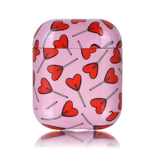JMT-182026 Marble Leopard AirPods Case - Stylish Clamshell Design for AirPods 1/2 Compatibility