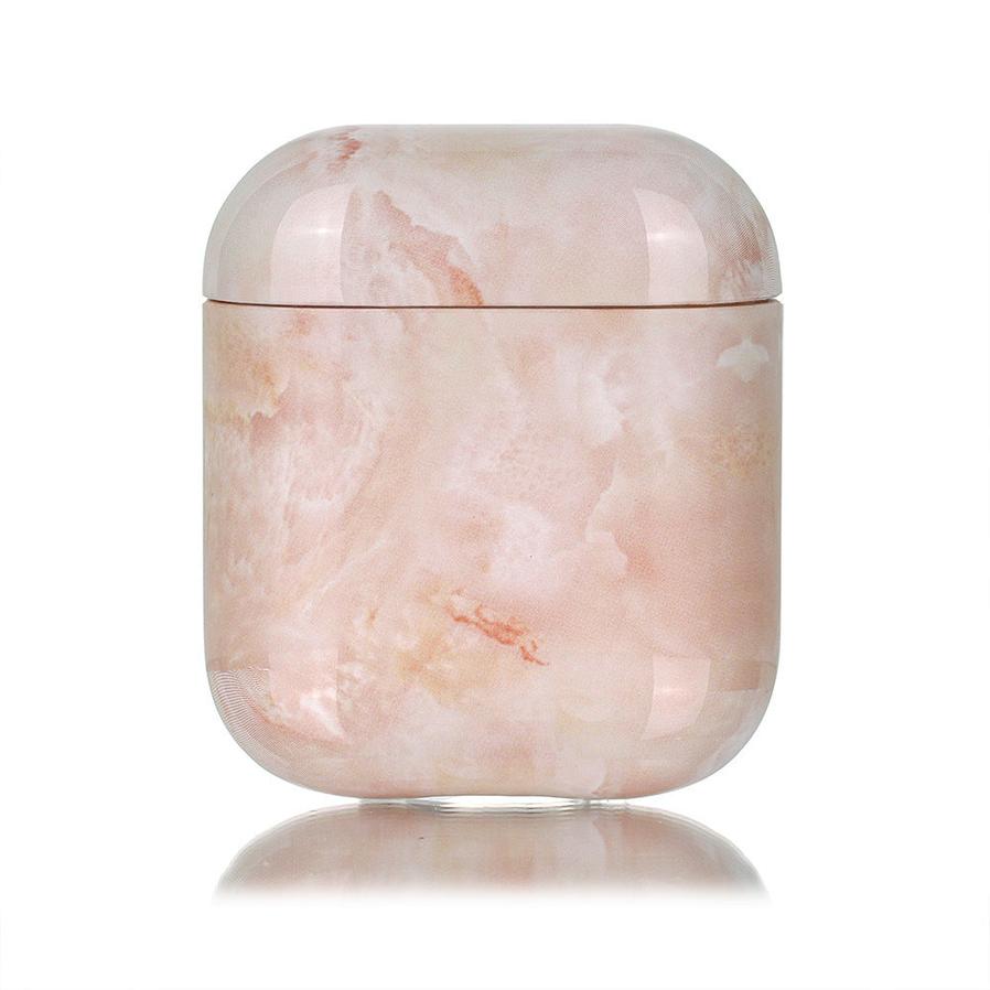 JMT-182026 Marble Leopard AirPods Case - Stylish Clamshell Design for AirPods 1/2 Compatibility