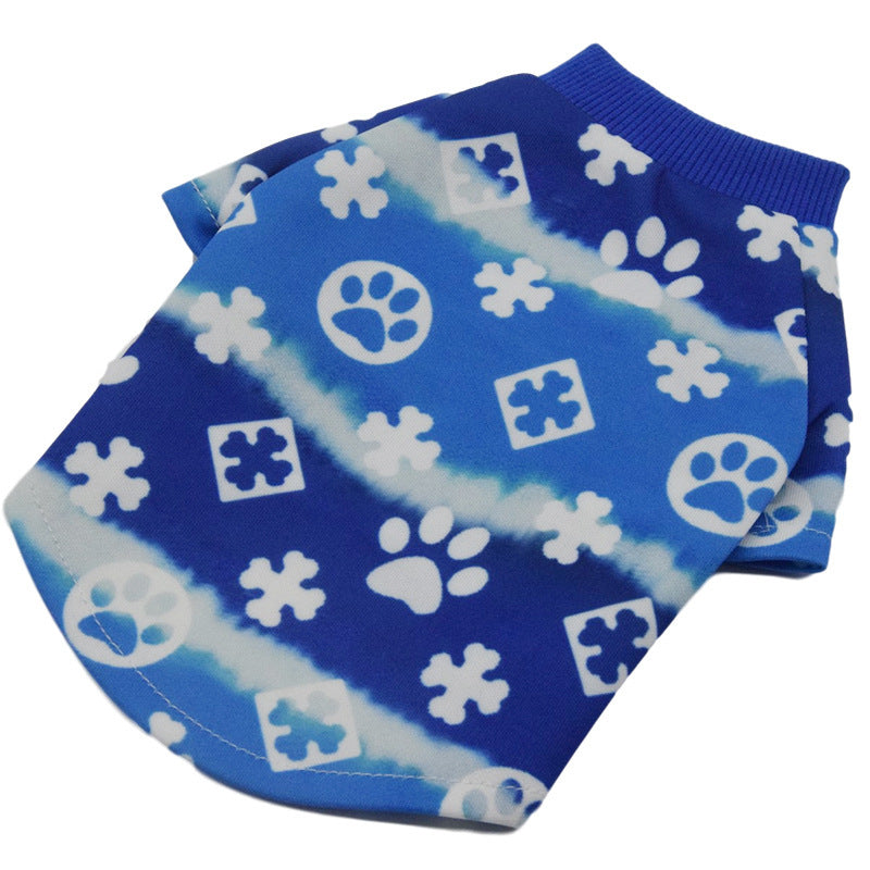 JMT-183114 Gradient Two-Legged Pet Clothing for Dogs – Casual Acrylic Teddy Apparel for Spring and Autumn