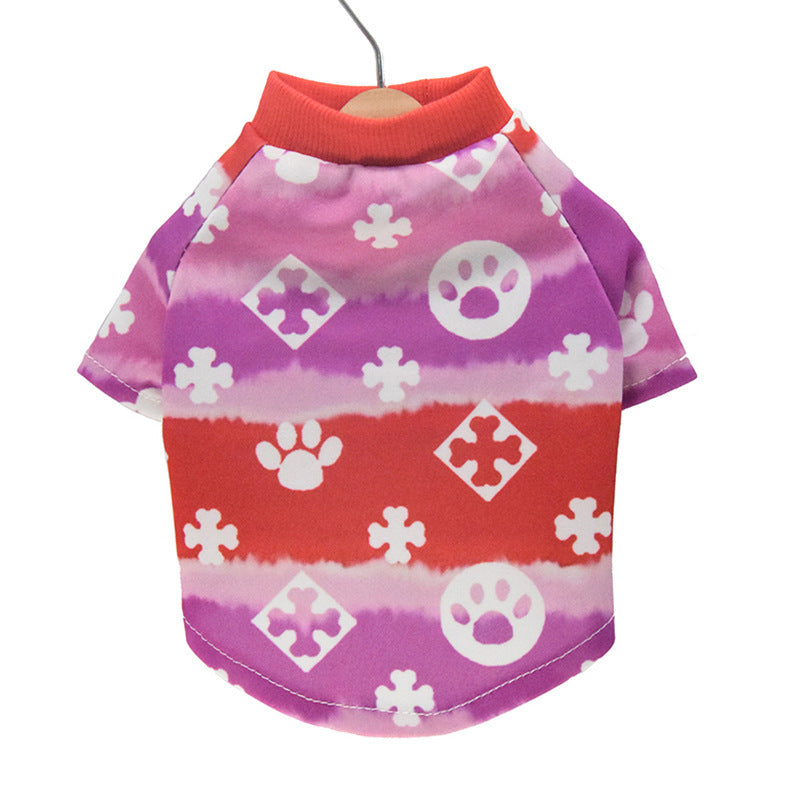 JMT-183114 Gradient Two-Legged Pet Clothing for Dogs – Casual Acrylic Teddy Apparel for Spring and Autumn