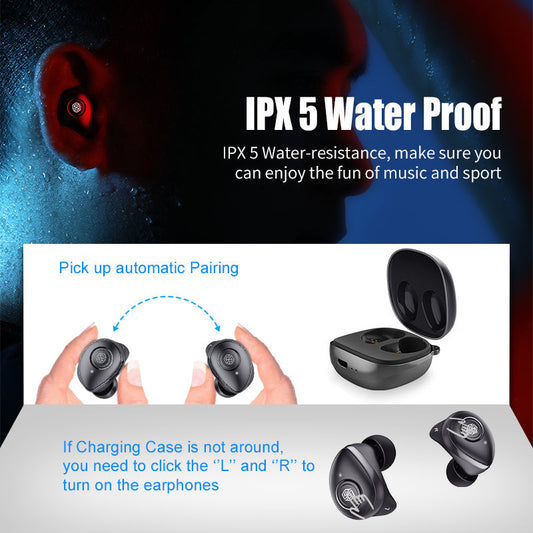 JMT-183178 NILLKIN GOTWS Wireless Sports Headset with 10m Bluetooth Range and IPX5 Protection