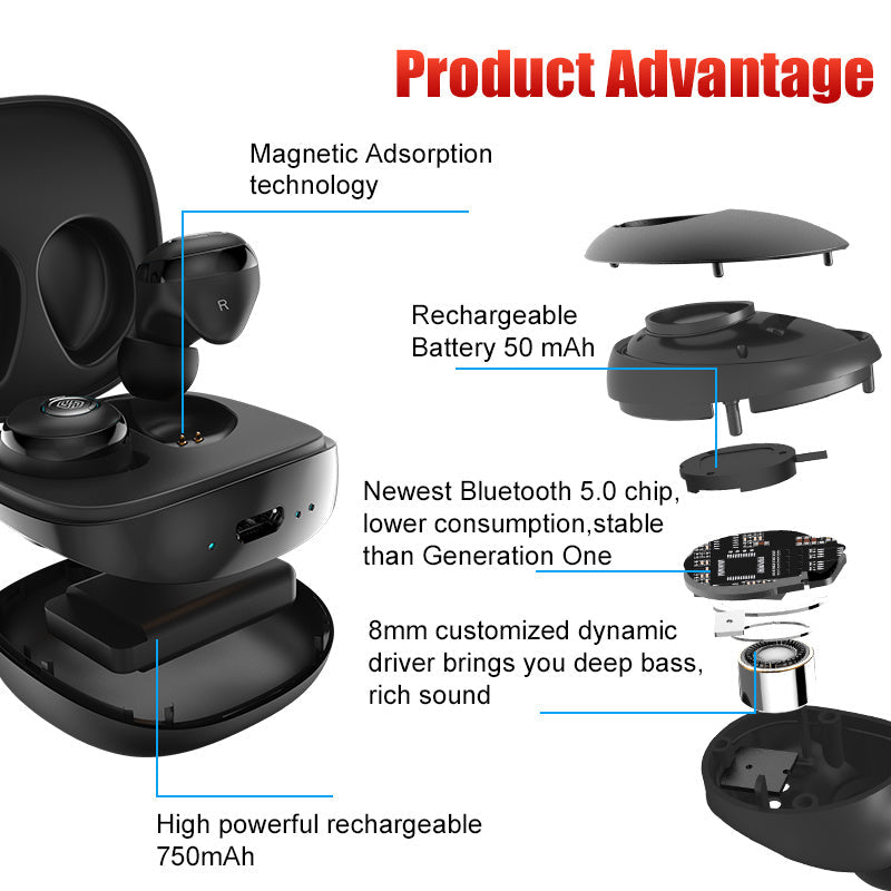 JMT-183178 NILLKIN GOTWS Wireless Sports Headset with 10m Bluetooth Range and IPX5 Protection