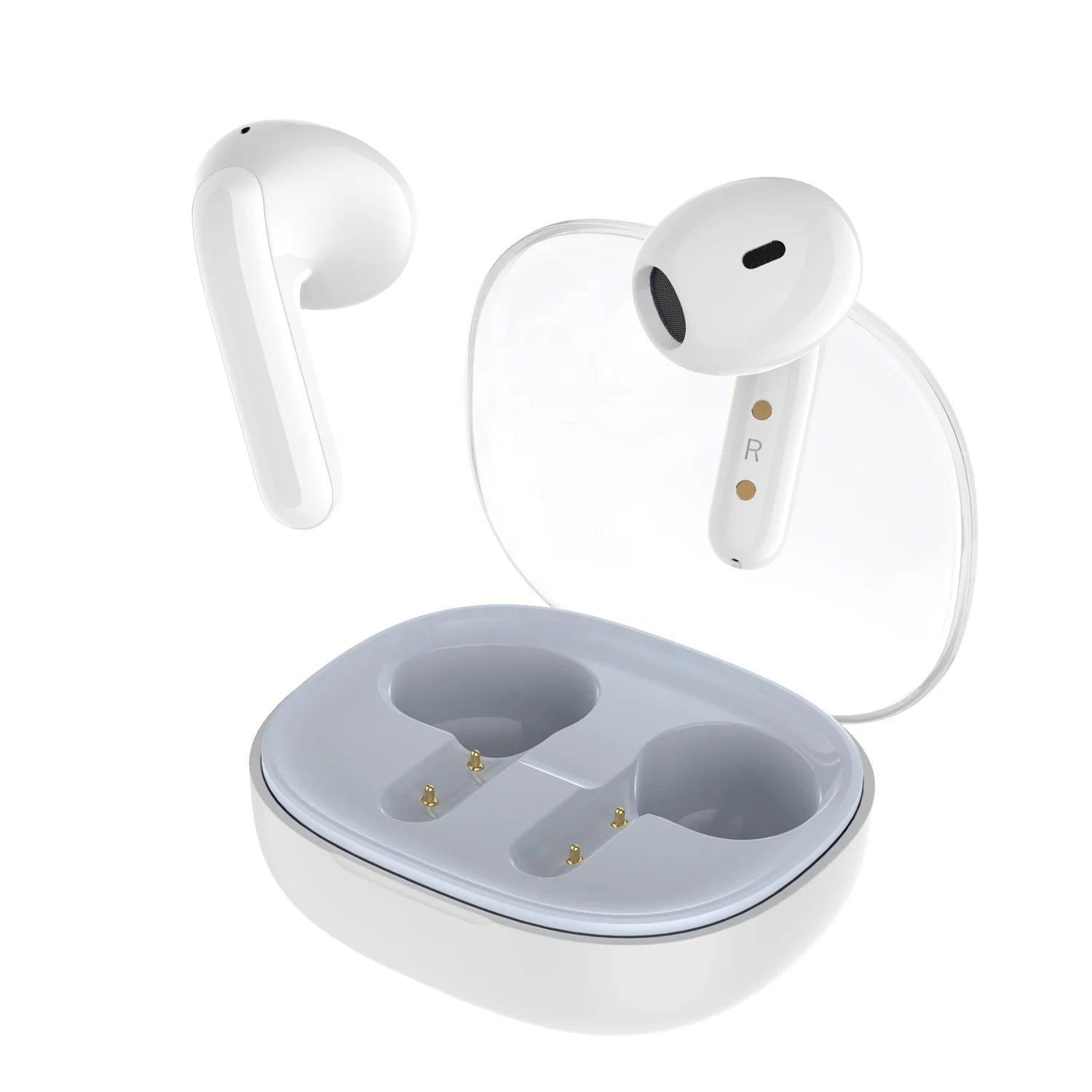 JMT-183370 Wireless Transparent Earphones Bluetooth Earbuds with Custom Features