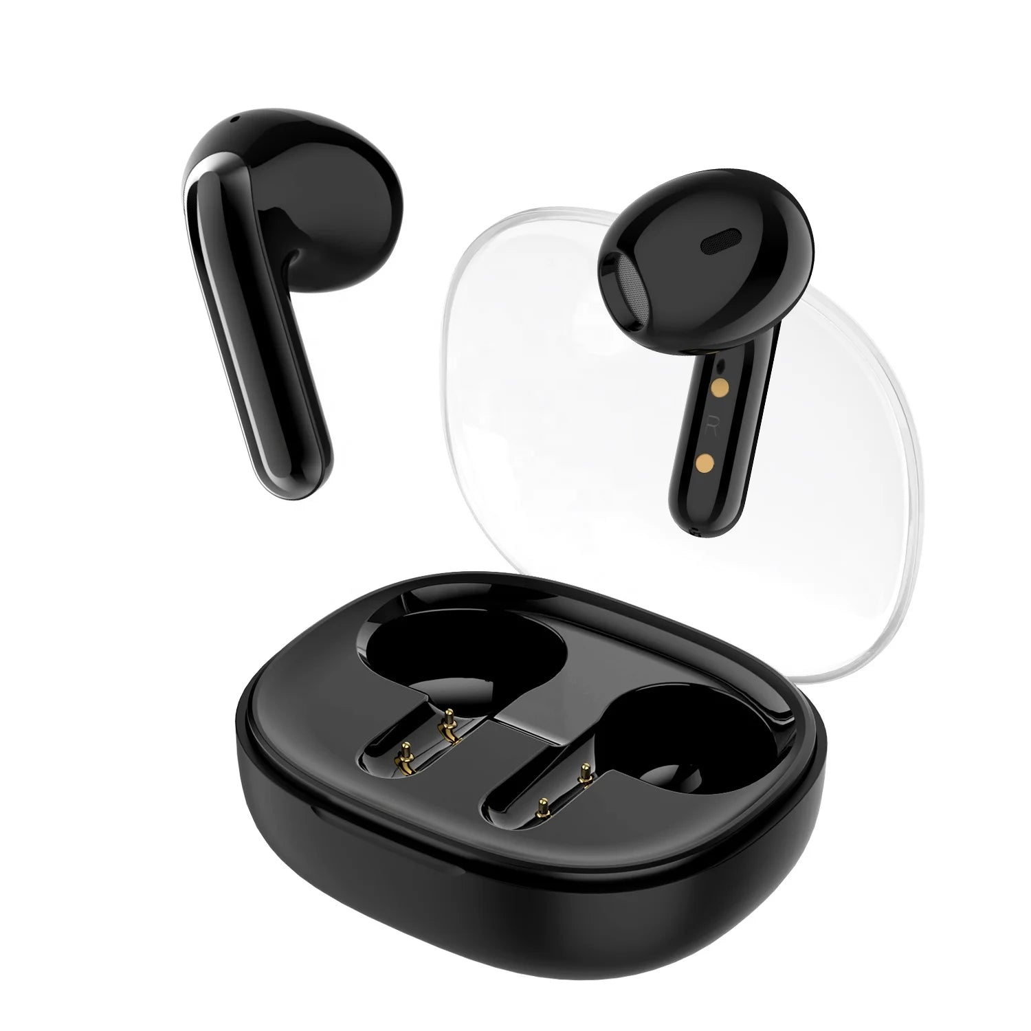 JMT-183370 Wireless Transparent Earphones Bluetooth Earbuds with Custom Features