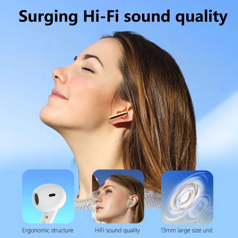 JMT-183370 Wireless Transparent Earphones Bluetooth Earbuds with Custom Features