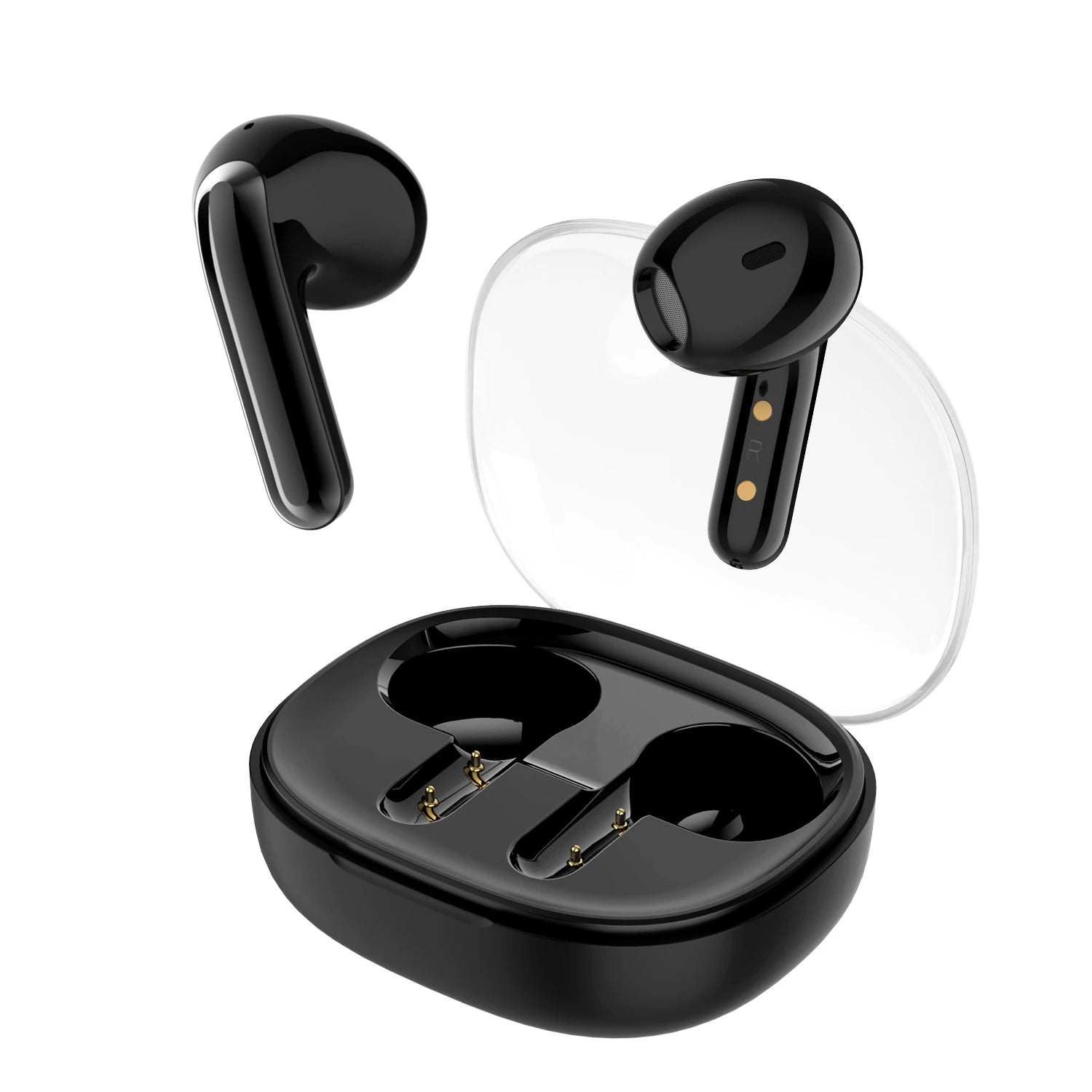 JMT-183370 Wireless Transparent Earphones Bluetooth Earbuds with Custom Features