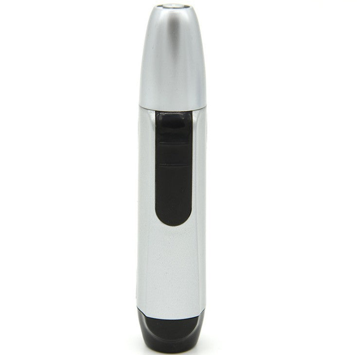 JMT-183434 Silver Electric Nose Hair Trimmer with Waterproof Design and Three-Dimensional Blade