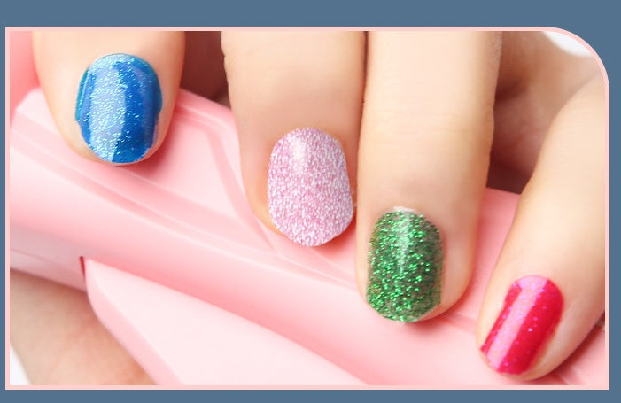 JMT-183498 DIY Nail Art Manicure Machine for Kids with Nail Stickers and Accessories