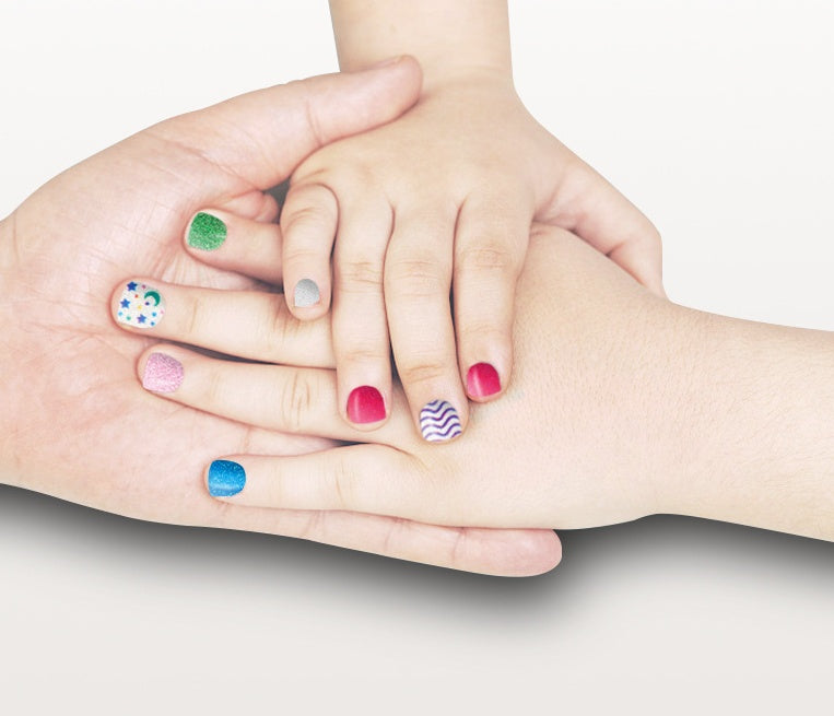 JMT-183498 DIY Nail Art Manicure Machine for Kids with Nail Stickers and Accessories