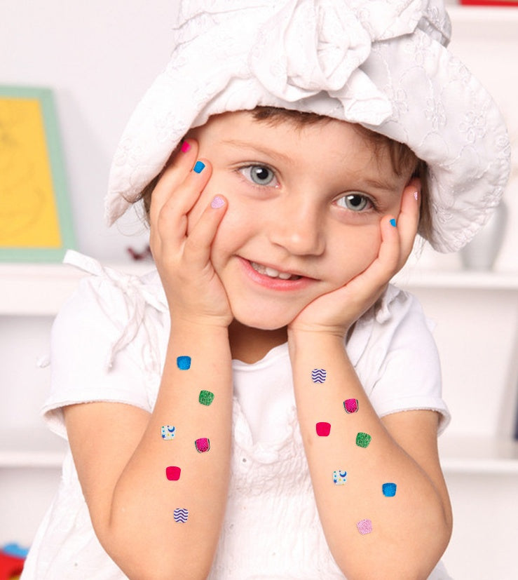 JMT-183498 DIY Nail Art Manicure Machine for Kids with Nail Stickers and Accessories