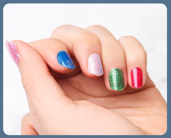 JMT-183498 DIY Nail Art Manicure Machine for Kids with Nail Stickers and Accessories