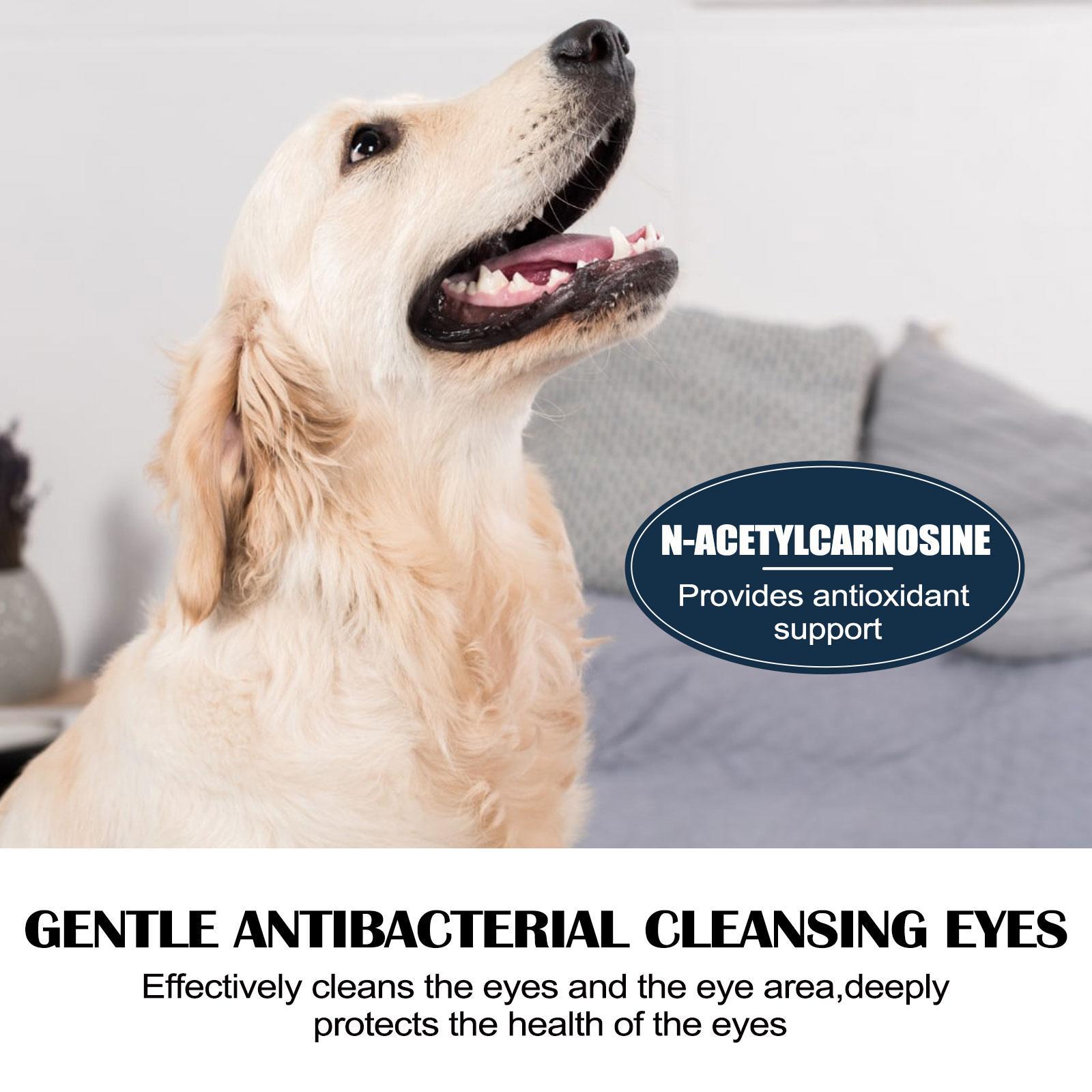JMT-183818 Pet Eye Drops for Cats and Dogs - Relieve Tear Marks and Soothe Itchy Eyes