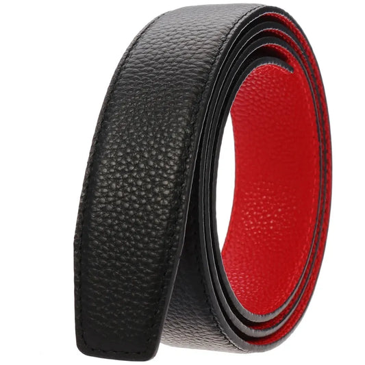 JMT-183946 Automatic Buckle Men's Cowhide Leather Belt - Durable First Layer Design
