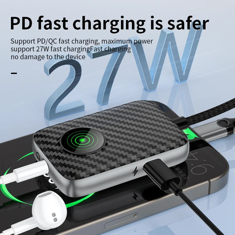 JMT-184010 27W Fast Charge Adapter with Lightning and 3.5mm Headphone Jack Compatibility