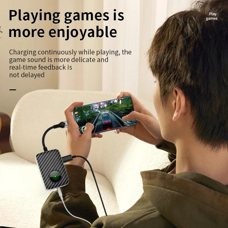 JMT-184010 27W Fast Charge Adapter with Lightning and 3.5mm Headphone Jack Compatibility