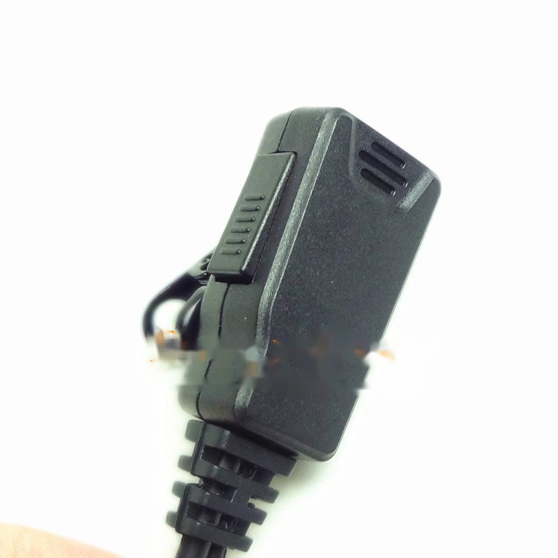 JMT-184010 Walkie Talkie Headset Cable for Motorola and Hytera M-Head Devices - 100 cm Length