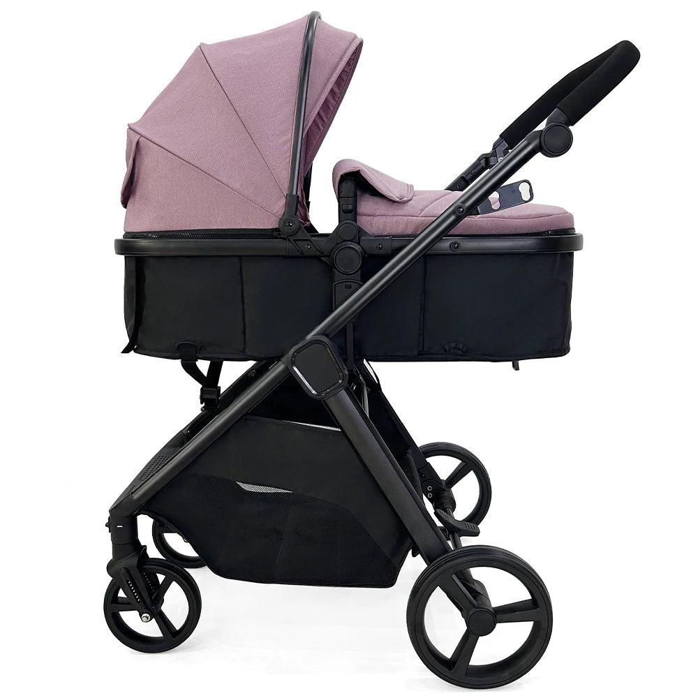 JMT-184202 3 in 1 Baby Stroller Pram with Car Seat - Luxury Lightweight Pushchair for Infants and Toddlers