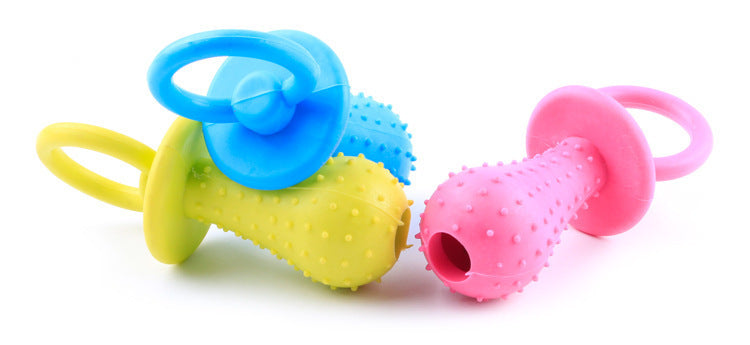 JMT-184330 Pet-Friendly TPR Rubber Pacifier Toy - Durable Bite-Resistant Design for Playtime