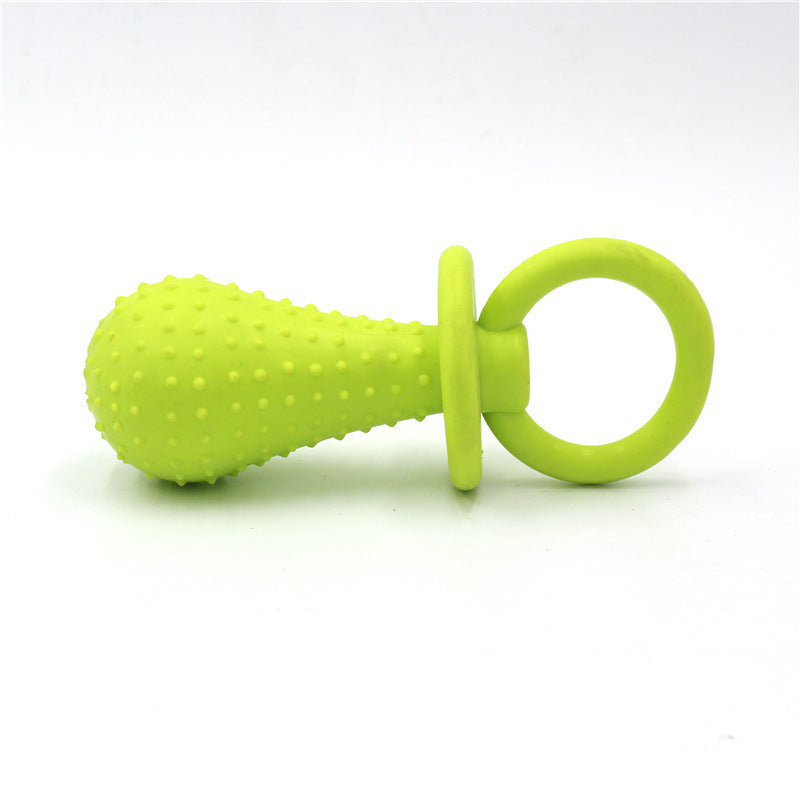JMT-184330 Pet-Friendly TPR Rubber Pacifier Toy - Durable Bite-Resistant Design for Playtime