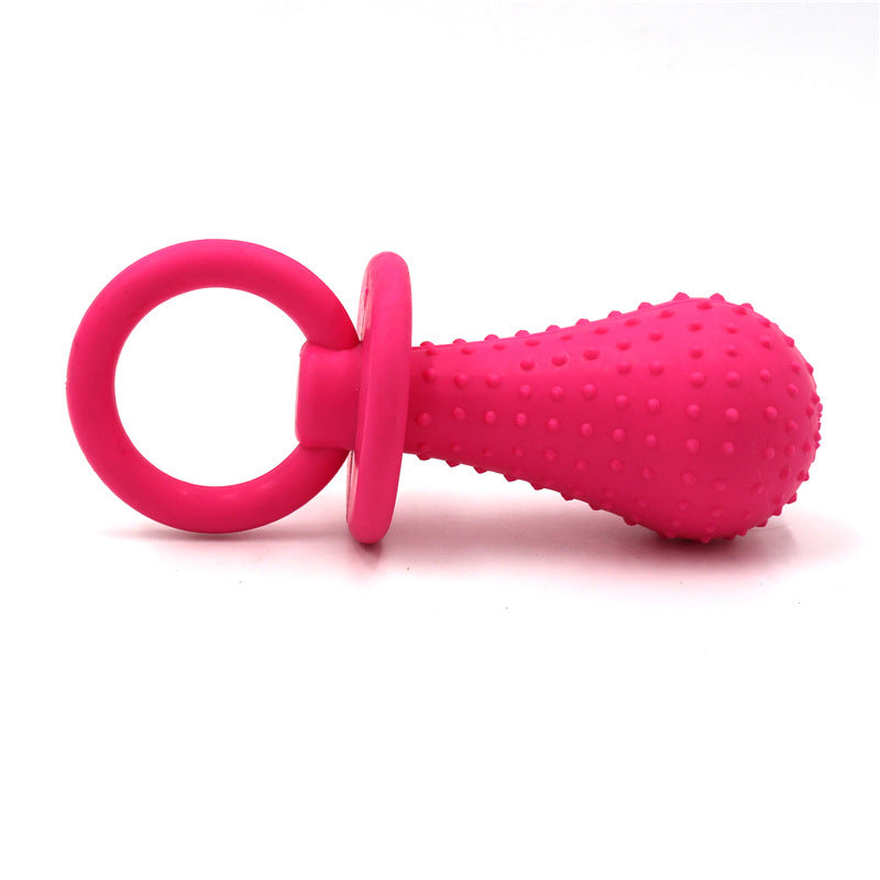 JMT-184330 Pet-Friendly TPR Rubber Pacifier Toy - Durable Bite-Resistant Design for Playtime