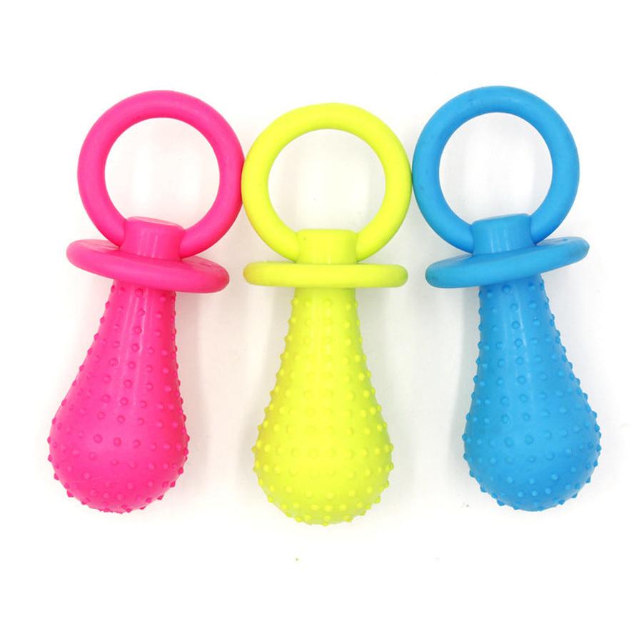 JMT-184330 Pet-Friendly TPR Rubber Pacifier Toy - Durable Bite-Resistant Design for Playtime
