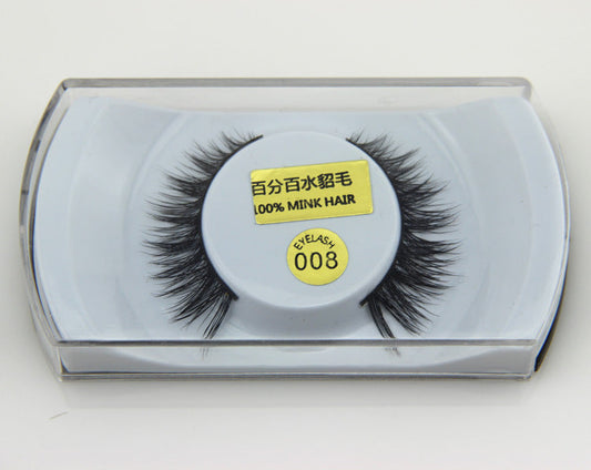 JMT-184458 3D Multi-Layer Mink Hair False Eyelashes for Enhanced Volume