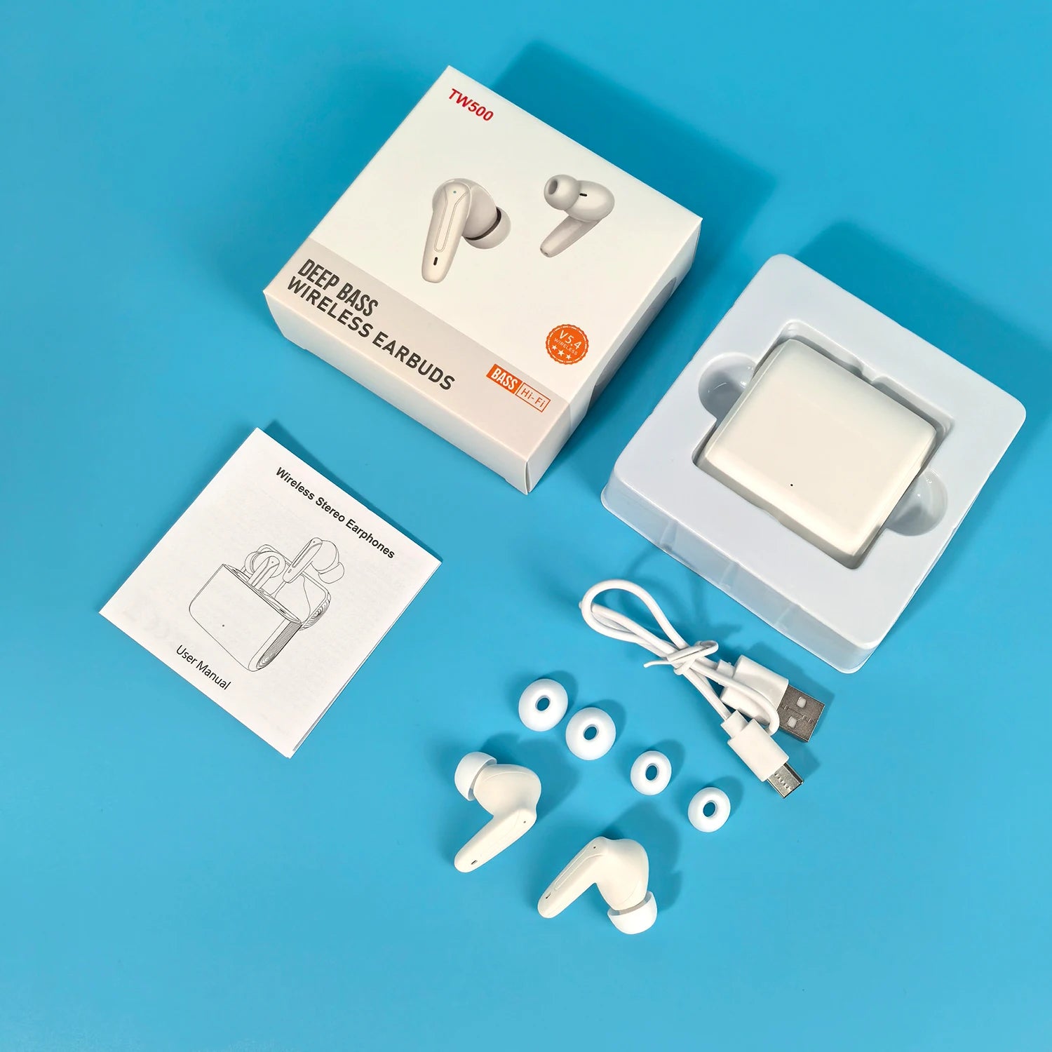 JMT-184522 Customized Wireless Deep Bass TWS Earbuds with Colorful Design