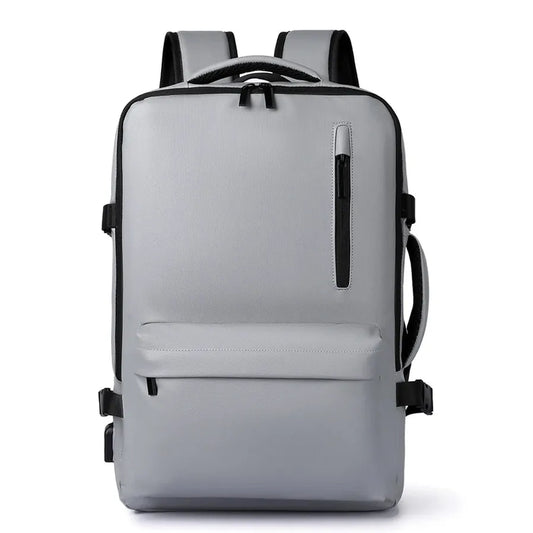 JMT-184522 Lightweight Business Laptop Backpack with USB Charging Port and Breathable Shoulder Strap Design