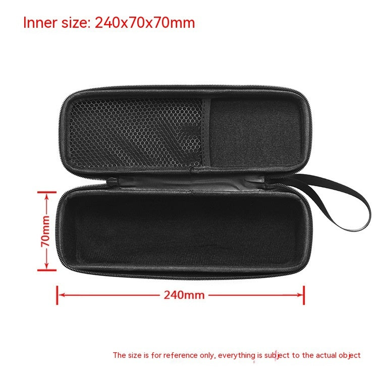 JMT-184522 Smart Bluetooth Speaker Protective Bag - Lightweight Nylon with Hand Strap and Mesh Pocket for Accessories
