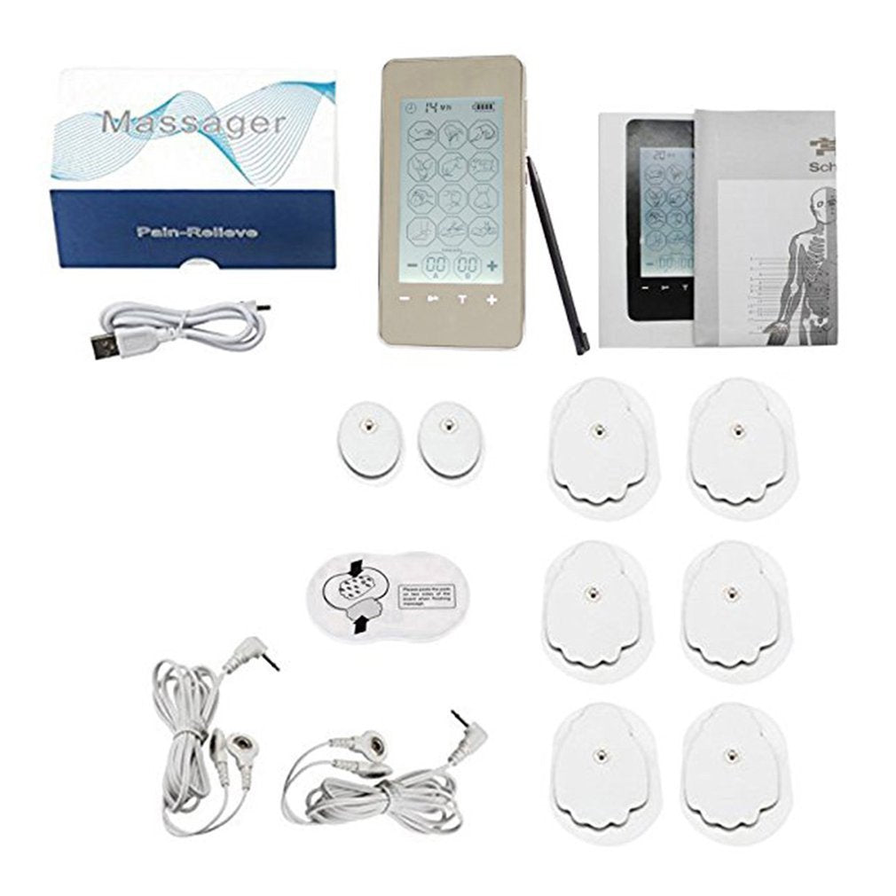 JMT-184586 Multifunctional 12-Mode Rechargeable Massage Instrument for Neck, Back, and Body Relaxation