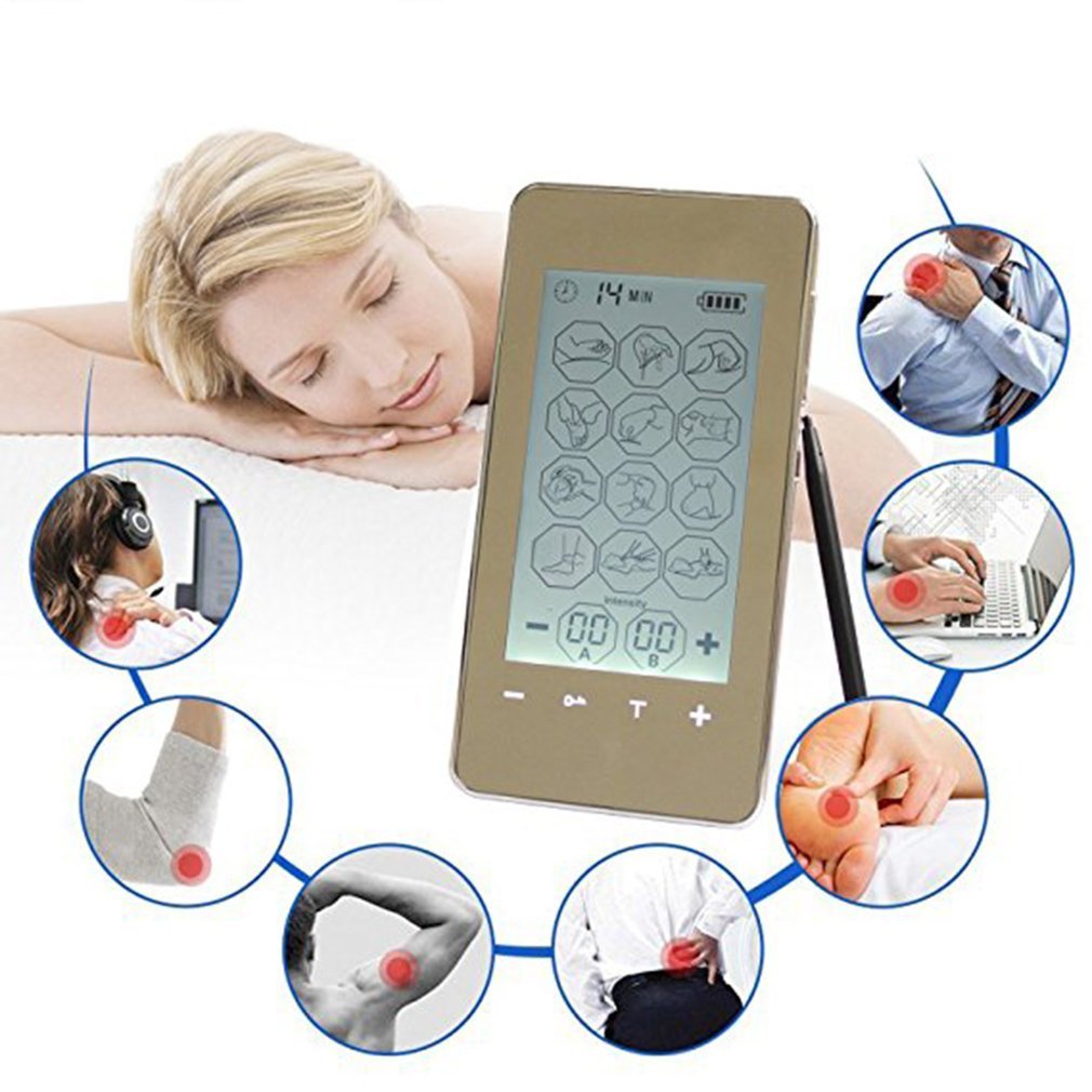 JMT-184586 Multifunctional 12-Mode Rechargeable Massage Instrument for Neck, Back, and Body Relaxation