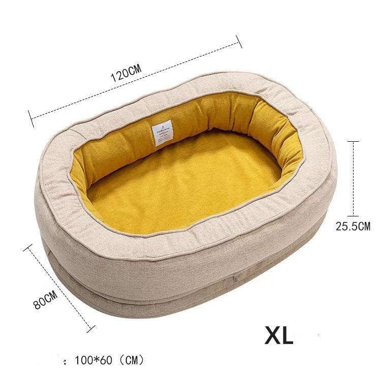 JMT-184650 Warm Removable and Washable Waterproof Sponge Pet Nest for Dogs and Cats - Multiple Sizes Available