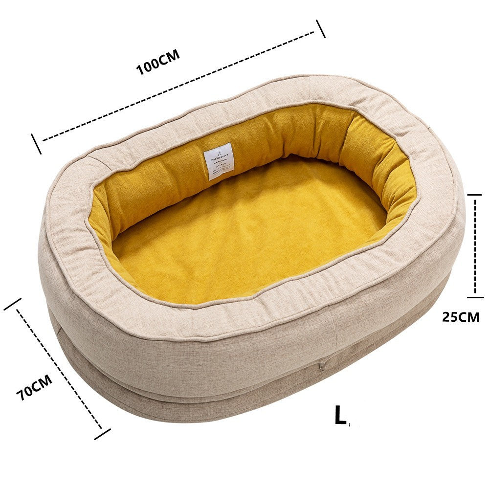 JMT-184650 Warm Removable and Washable Waterproof Sponge Pet Nest for Dogs and Cats - Multiple Sizes Available