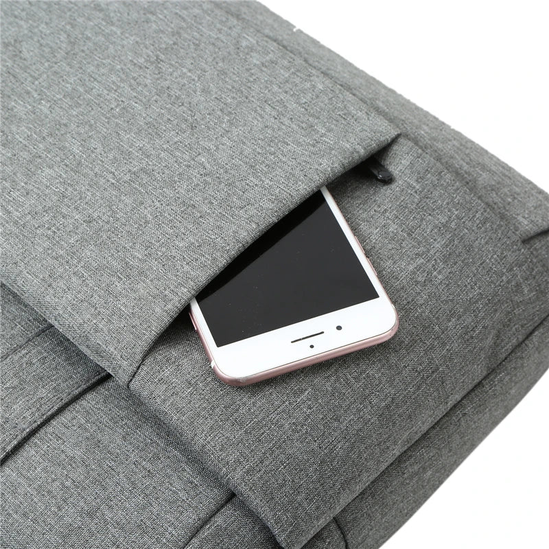 JMT-185162 Waterproof Multifunctional Laptop Bag for Business Travel, Oxford Fabric Crossbody Sleeve Case