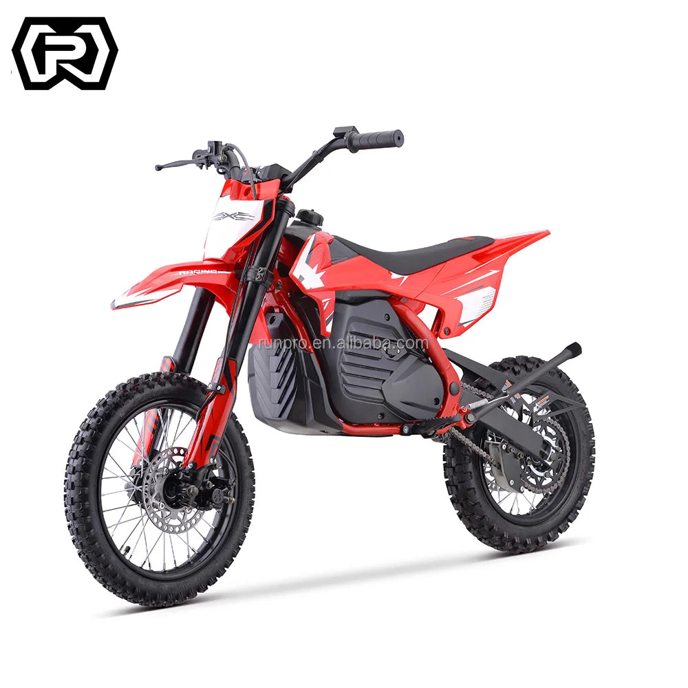 JMT-185418 1200W/1500W Electric Kids Dirt Bike with 14 & 12 Inch Wheels, CE Certified Motor Scooter , Top Speed 27.9 mph