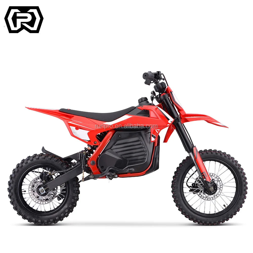 JMT-185418 1200W/1500W Electric Kids Dirt Bike with 14 & 12 Inch Wheels, CE Certified Motor Scooter , Top Speed 27.9 mph