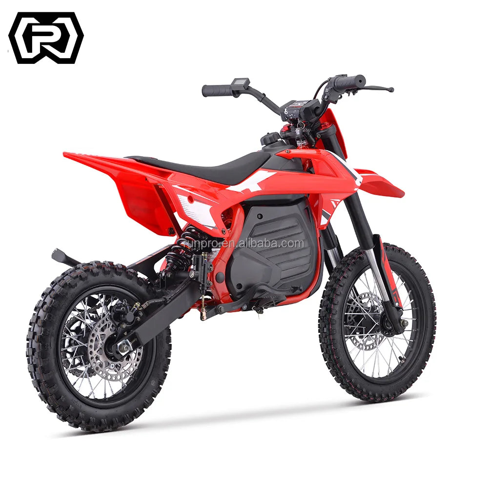 JMT-185418 1200W/1500W Electric Kids Dirt Bike with 14 & 12 Inch Wheels, CE Certified Motor Scooter , Top Speed 27.9 mph