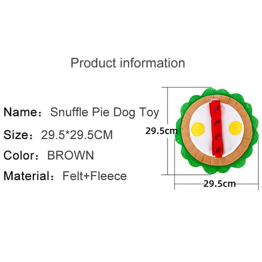 JMT-185482 Interactive Snuffle Mat for Dogs - Plush Training Toy with Fleece Pads for Stress Relief and Puzzle Play