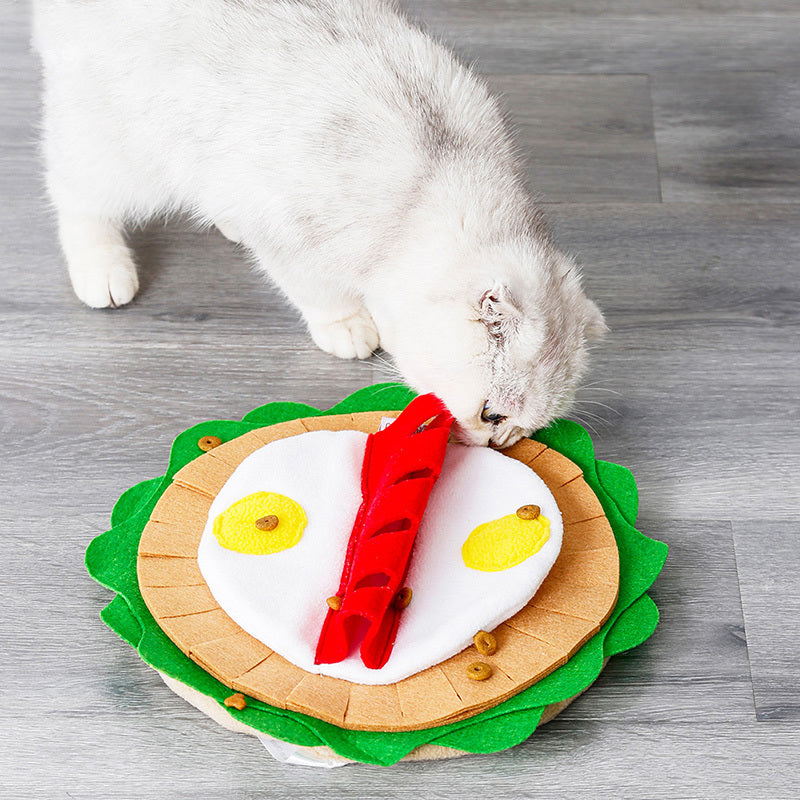 JMT-185482 Interactive Snuffle Mat for Dogs - Plush Training Toy with Fleece Pads for Stress Relief and Puzzle Play