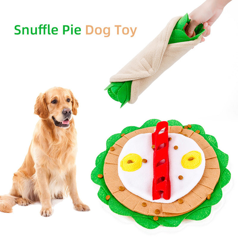 JMT-185482 Interactive Snuffle Mat for Dogs - Plush Training Toy with Fleece Pads for Stress Relief and Puzzle Play