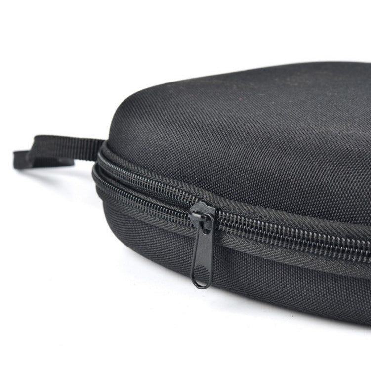 JMT-185674 Large EVA Earphone Storage Bag - Durable, Scratch Resistant, Anti-Fall and Compression Design - Black, 23*20*6.5 cm